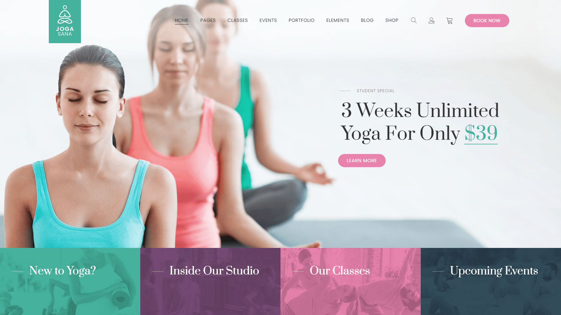 Yoga & Wellness E-Commerce Custom Website