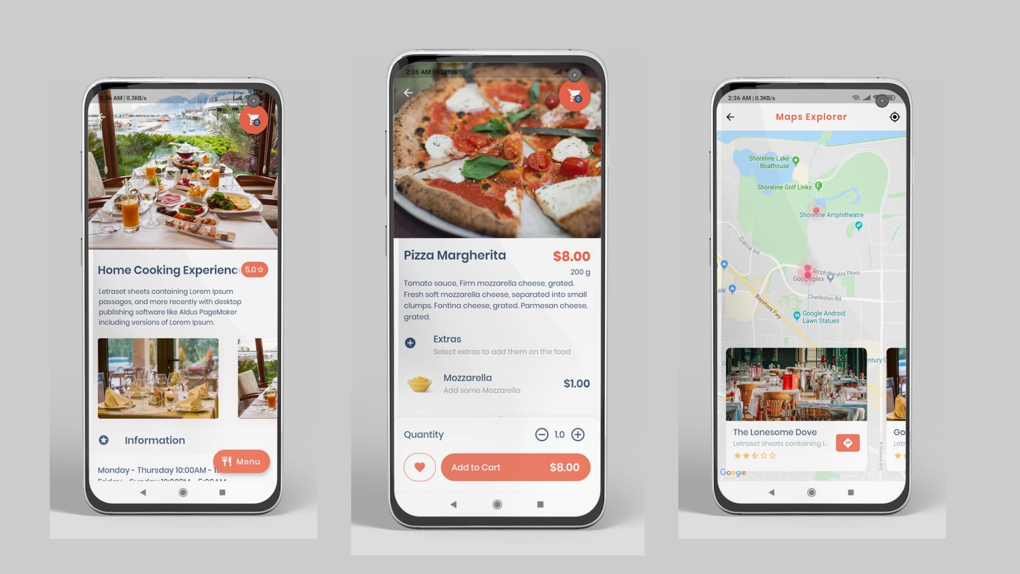 Multi-Restaurant Food Delivery Custom Mobile App